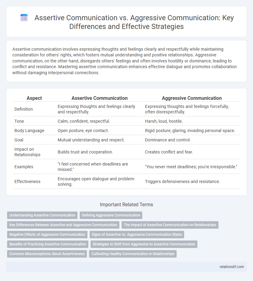 Assertive Communication vs. Aggressive Communication: Key Differences and Effective Strategies