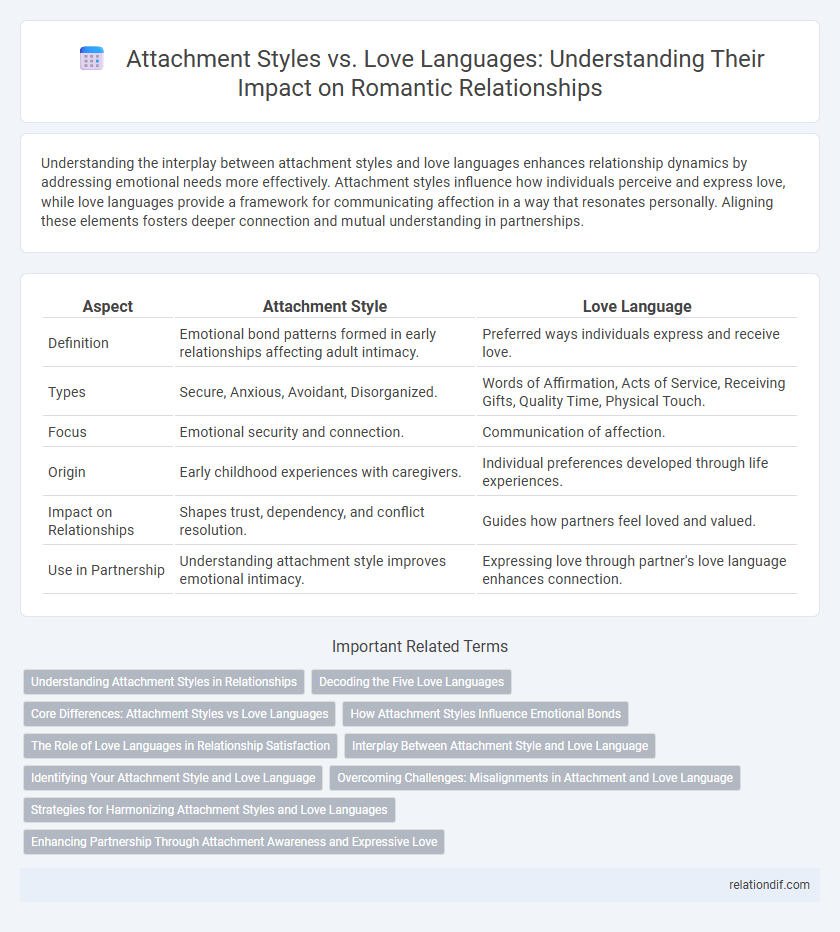 Attachment Styles vs. Love Languages: Understanding Their Impact on Romantic Relationships