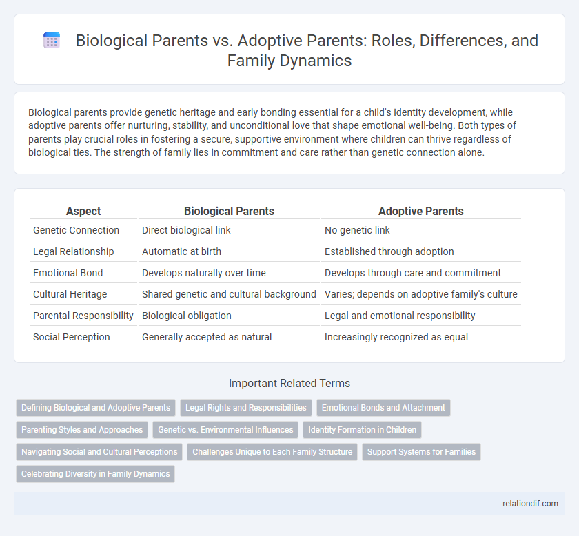 Biological Parents vs. Adoptive Parents: Roles, Differences, and Family Dynamics
