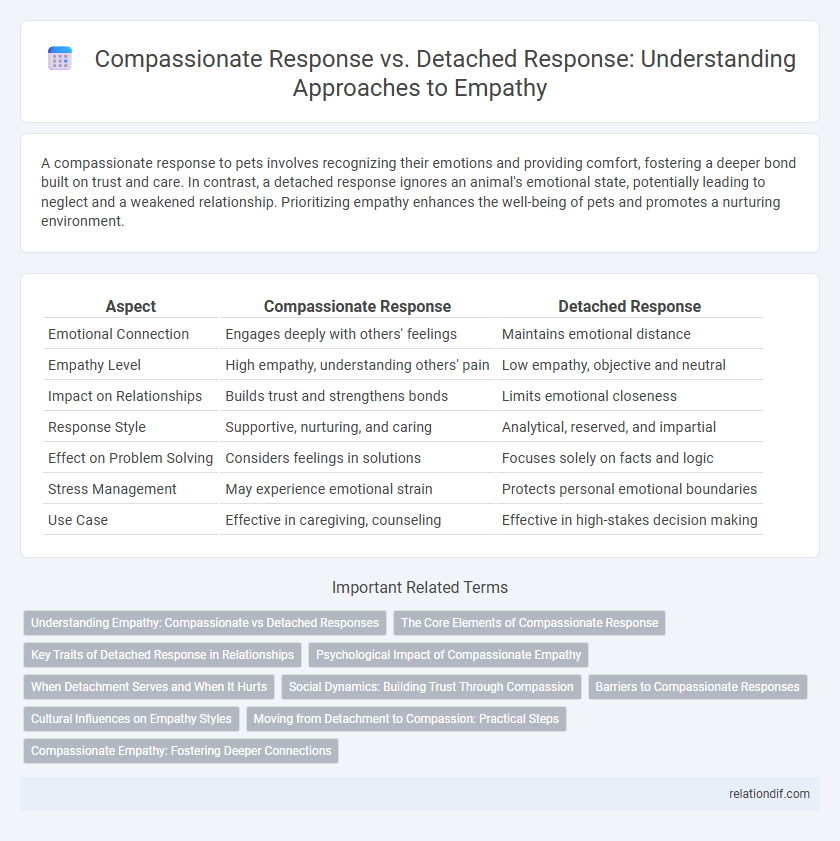 Compassionate Response vs. Detached Response: Understanding Approaches to Empathy
