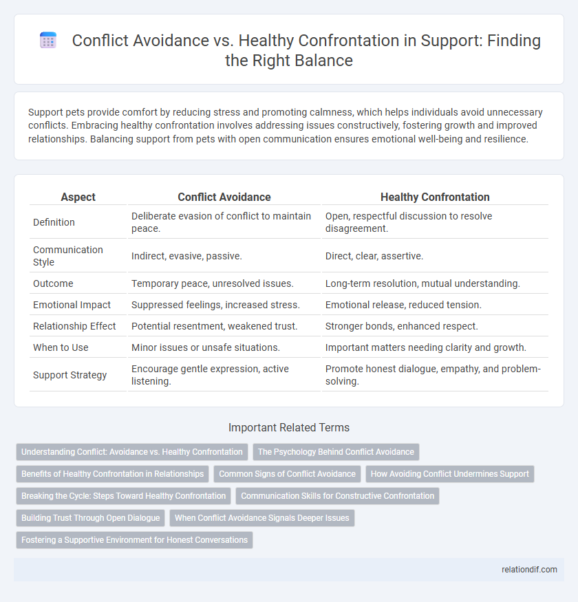 Conflict Avoidance vs. Healthy Confrontation in Support: Finding the Right Balance