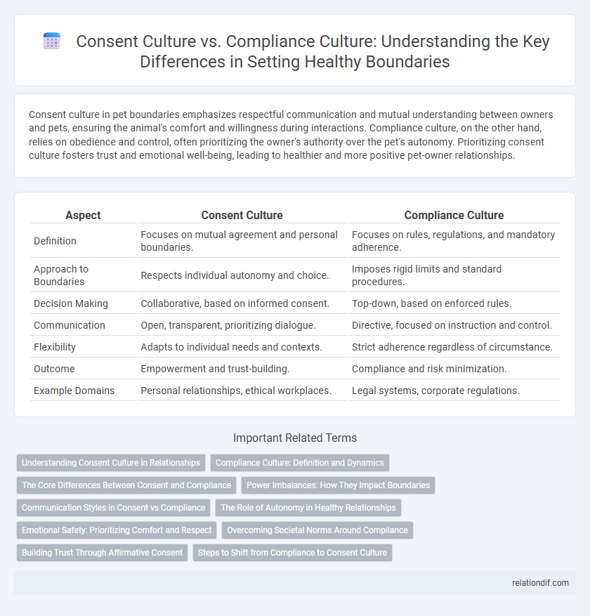 Consent Culture vs. Compliance Culture: Understanding the Key Differences in Setting Healthy Boundaries