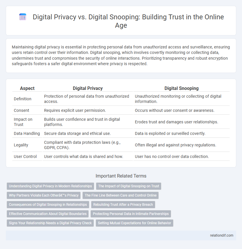 Digital Privacy vs. Digital Snooping: Building Trust in the Online Age