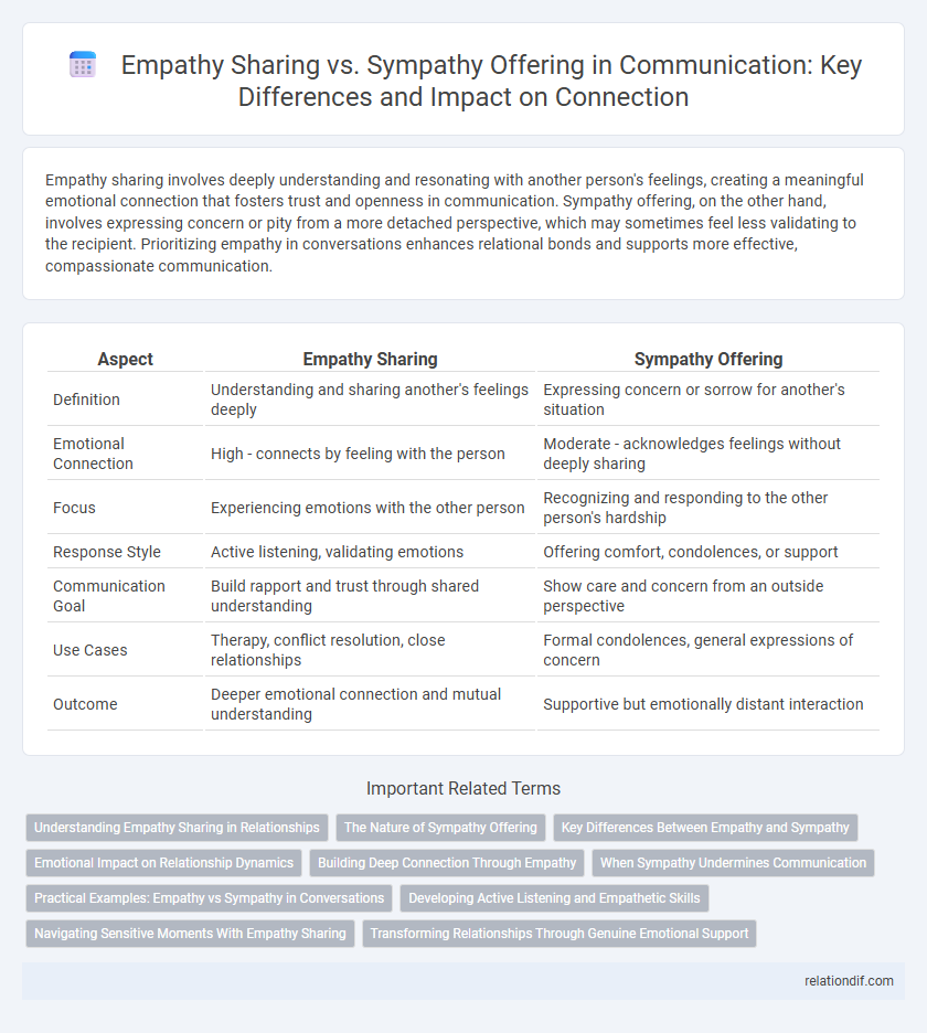 Empathy Sharing vs. Sympathy Offering in Communication: Key Differences and Impact on Connection
