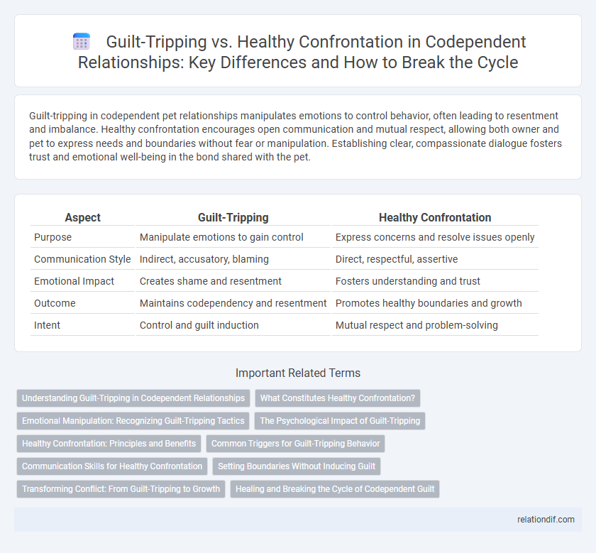Guilt-Tripping vs. Healthy Confrontation in Codependent Relationships: Key Differences and How to Break the Cycle
