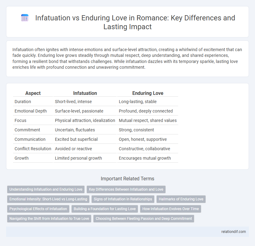 Infatuation vs Enduring Love in Romance: Key Differences and Lasting Impact