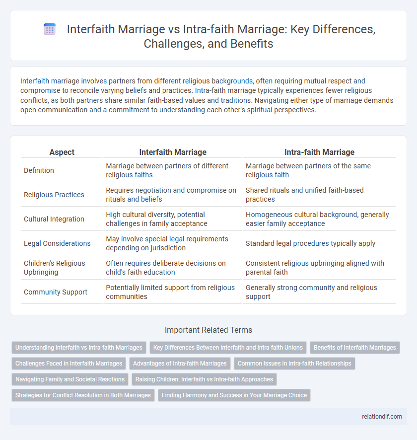 Interfaith Marriage vs Intra-faith Marriage: Key Differences, Challenges, and Benefits