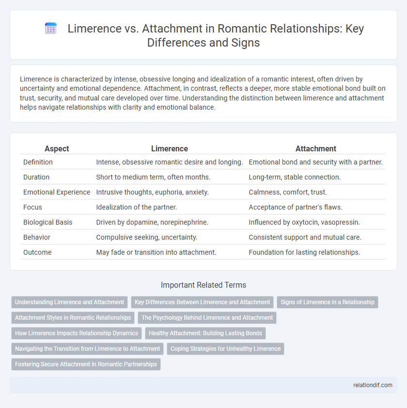 Limerence vs. Attachment in Romantic Relationships: Key Differences and Signs