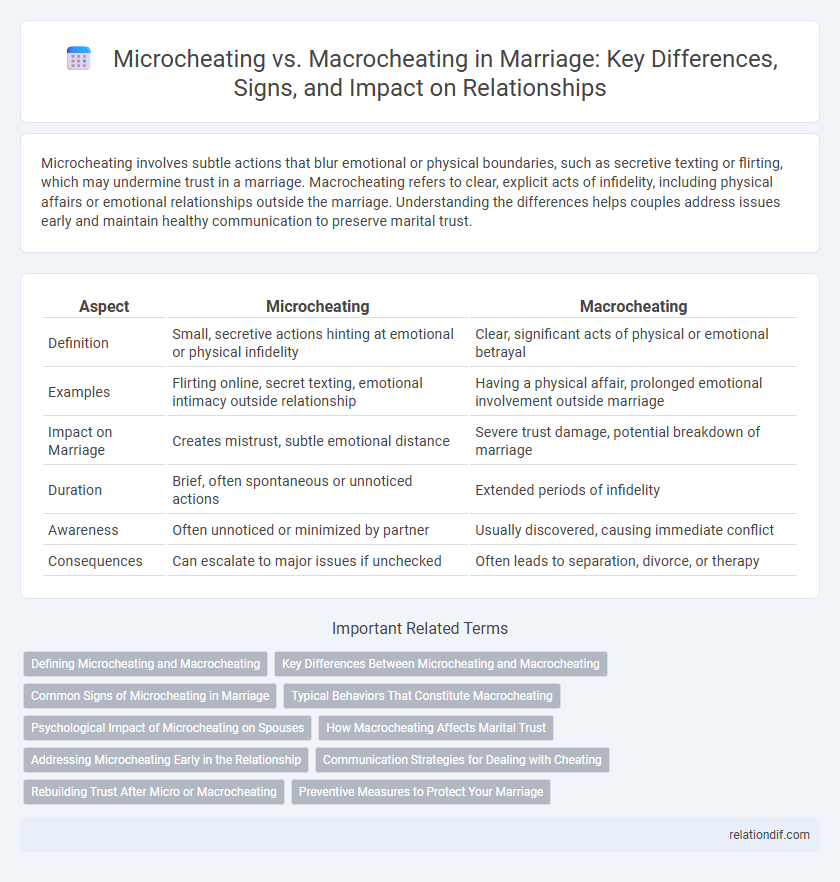 Microcheating vs. Macrocheating in Marriage: Key Differences, Signs, and Impact on Relationships