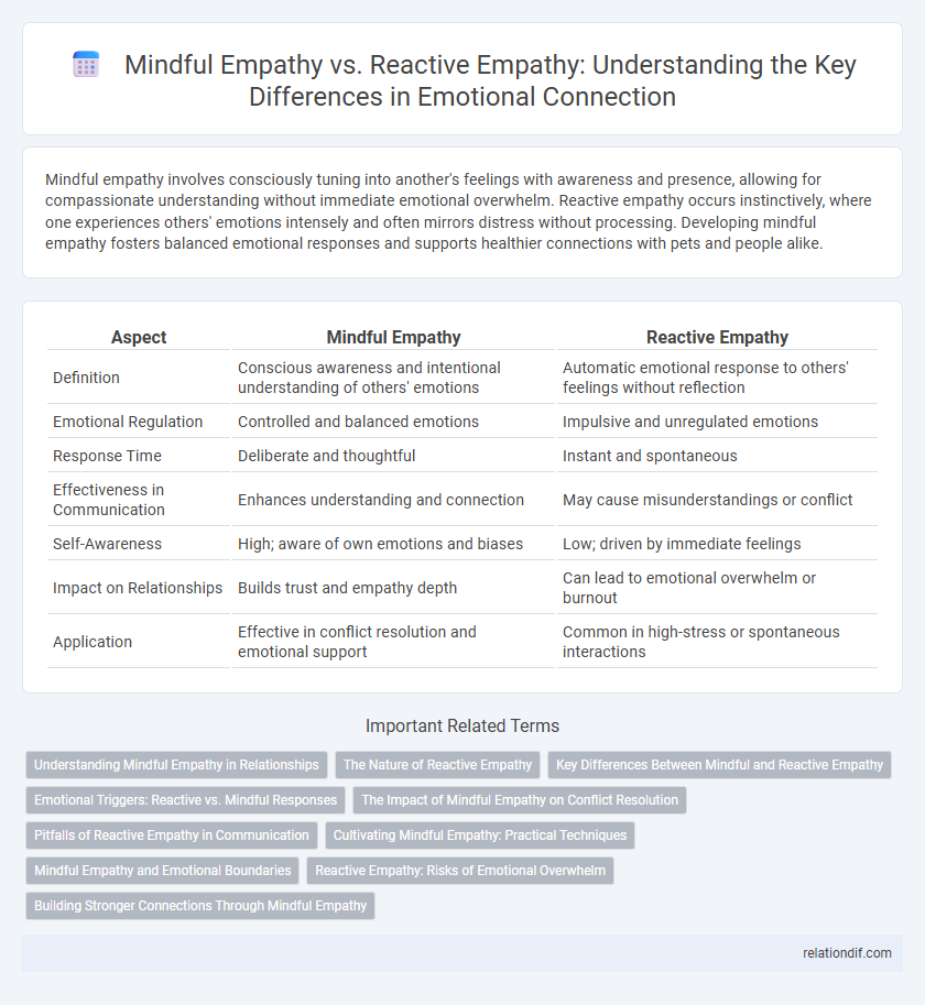 Mindful Empathy vs. Reactive Empathy: Understanding the Key Differences in Emotional Connection