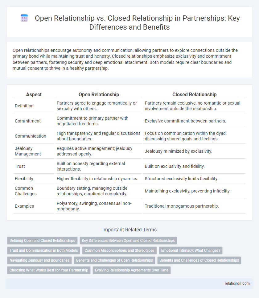 Open Relationship vs. Closed Relationship in Partnerships: Key Differences and Benefits