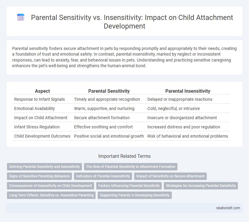 Parental Sensitivity vs. Insensitivity: Impact on Child Attachment Development