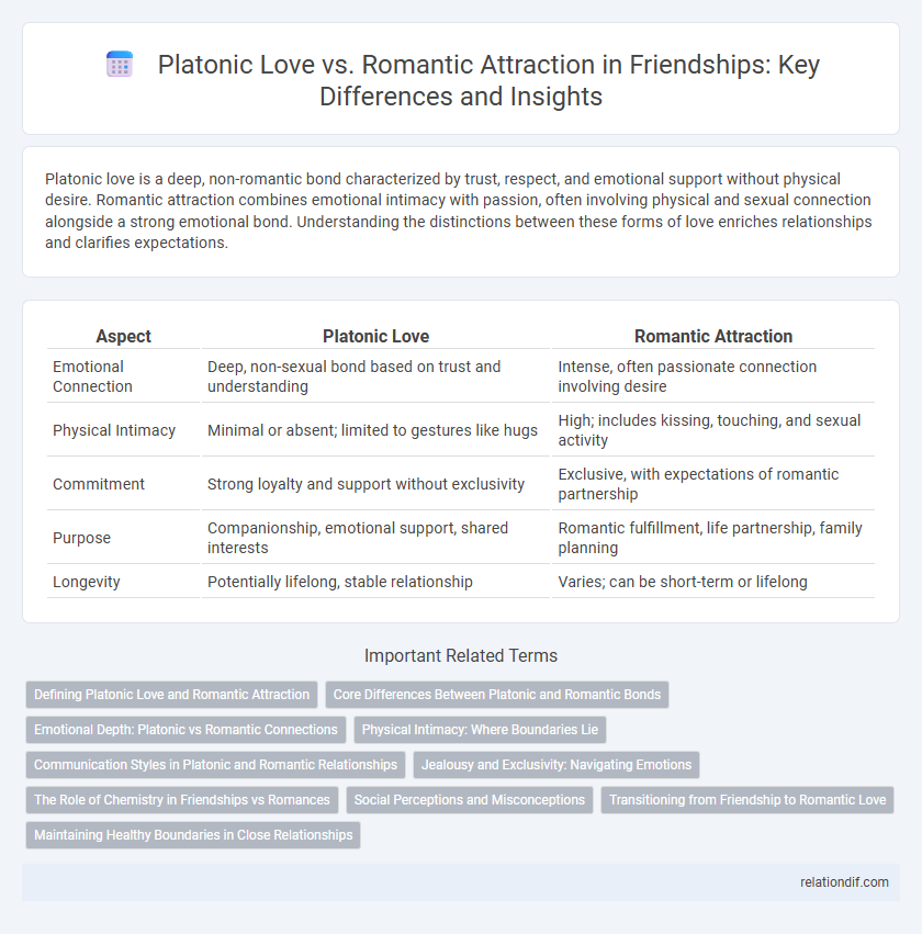 Platonic Love vs. Romantic Attraction in Friendships: Key Differences and Insights