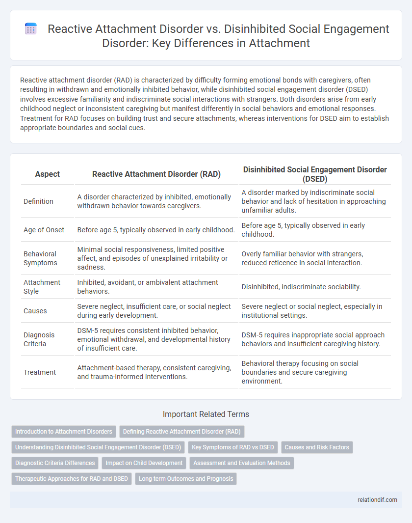 Reactive Attachment Disorder vs. Disinhibited Social Engagement Disorder: Key Differences in Attachment