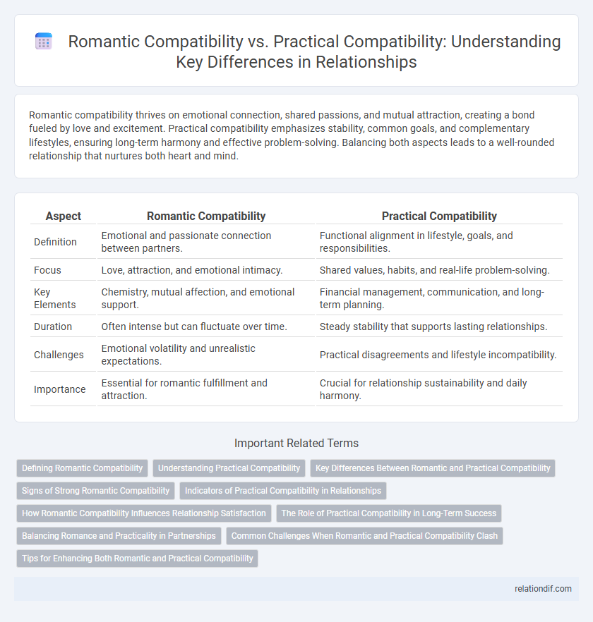 Romantic Compatibility vs. Practical Compatibility: Understanding Key Differences in Relationships