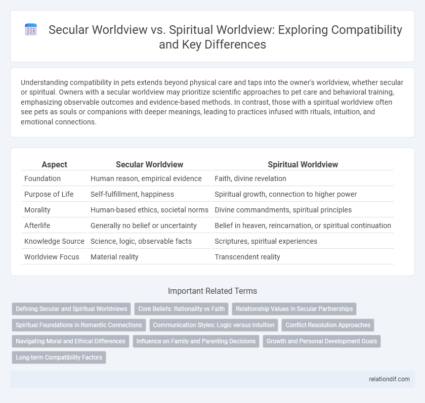 Secular Worldview vs. Spiritual Worldview: Exploring Compatibility and Key Differences