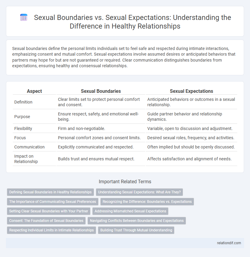 Sexual Boundaries vs. Sexual Expectations: Understanding the Difference in Healthy Relationships