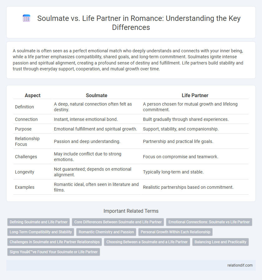 Soulmate vs. Life Partner in Romance: Understanding the Key Differences