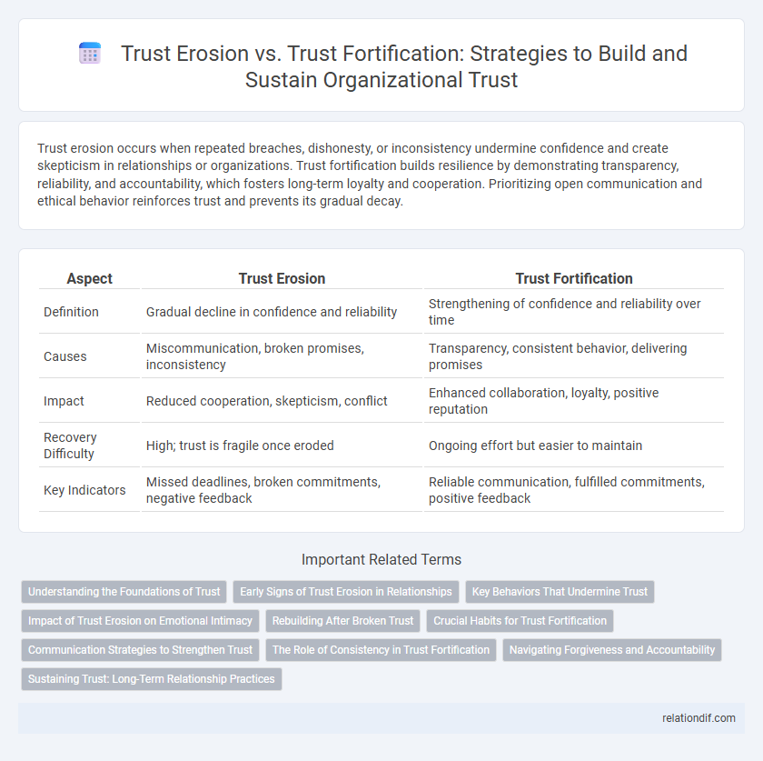 Trust Erosion vs. Trust Fortification: Strategies to Build and Sustain Organizational Trust