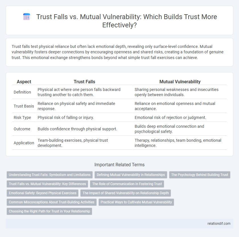 Trust Falls vs. Mutual Vulnerability: Which Builds Trust More Effectively?
