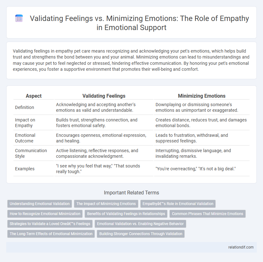 Validating Feelings vs. Minimizing Emotions: The Role of Empathy in Emotional Support