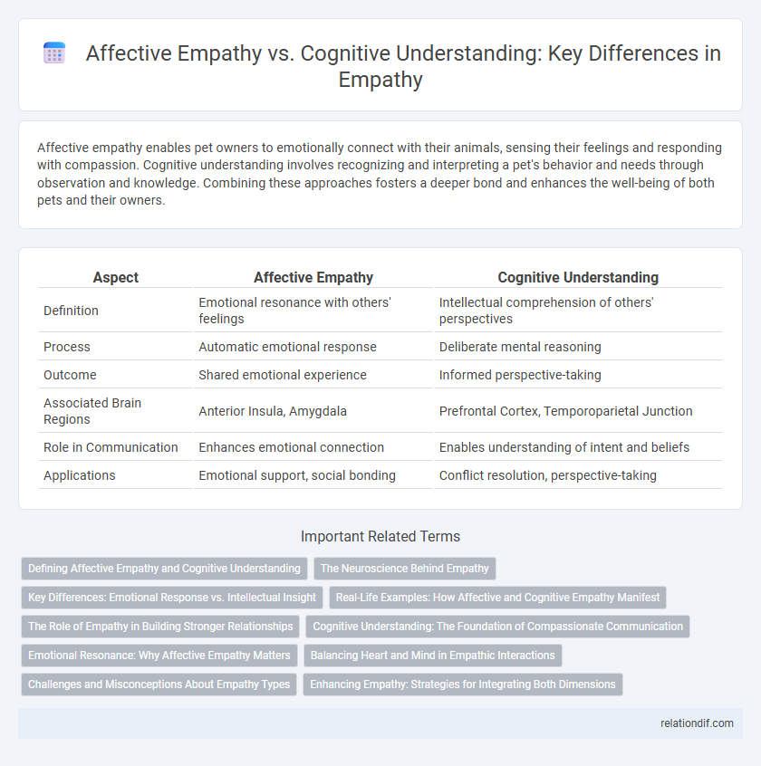 Affective Empathy vs. Cognitive Understanding: Key Differences in Empathy