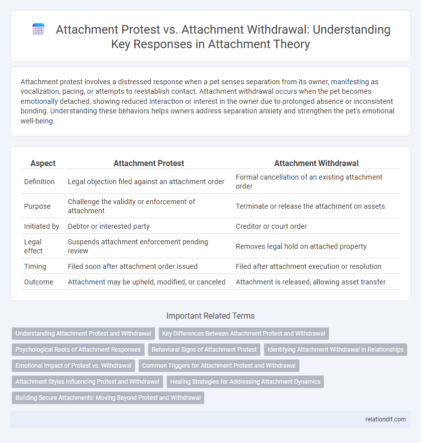 Attachment Protest vs. Attachment Withdrawal: Understanding Key Responses in Attachment Theory