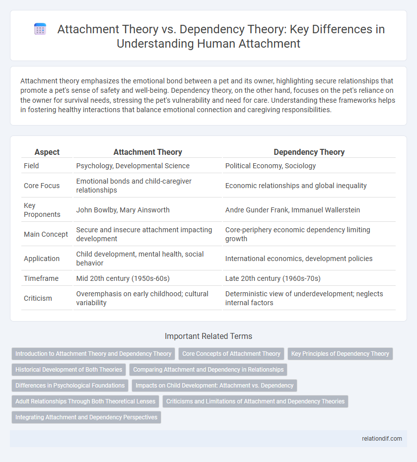 Attachment Theory vs. Dependency Theory: Key Differences in Understanding Human Attachment