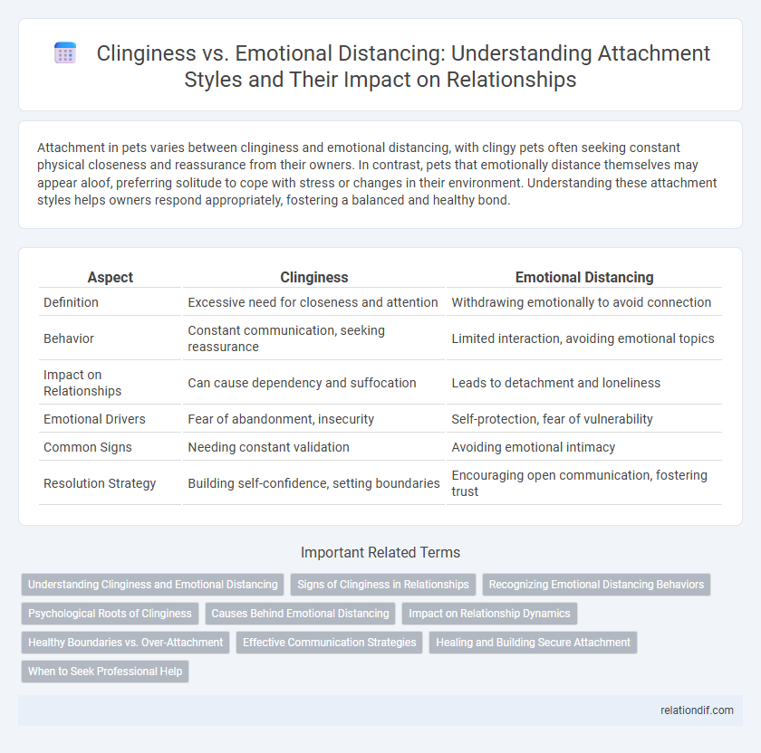Clinginess vs. Emotional Distancing: Understanding Attachment Styles and Their Impact on Relationships