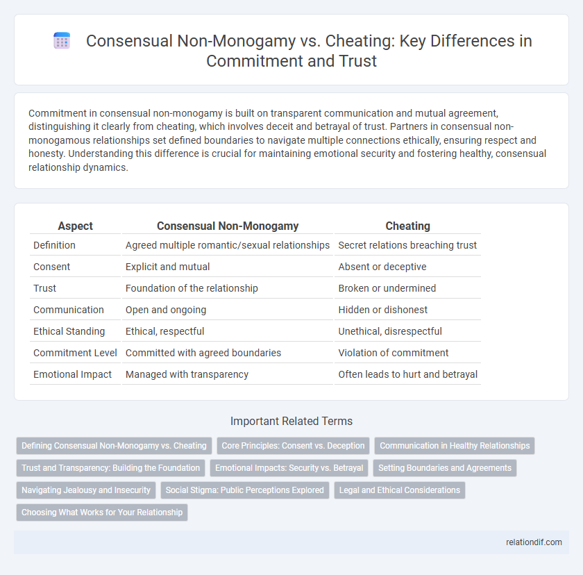 Consensual Non-Monogamy vs. Cheating: Key Differences in Commitment and Trust