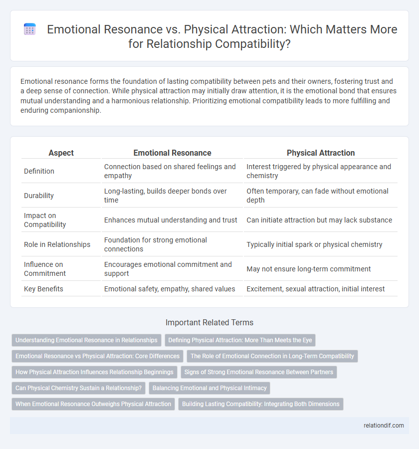 Emotional Resonance vs. Physical Attraction: Which Matters More for Relationship Compatibility?