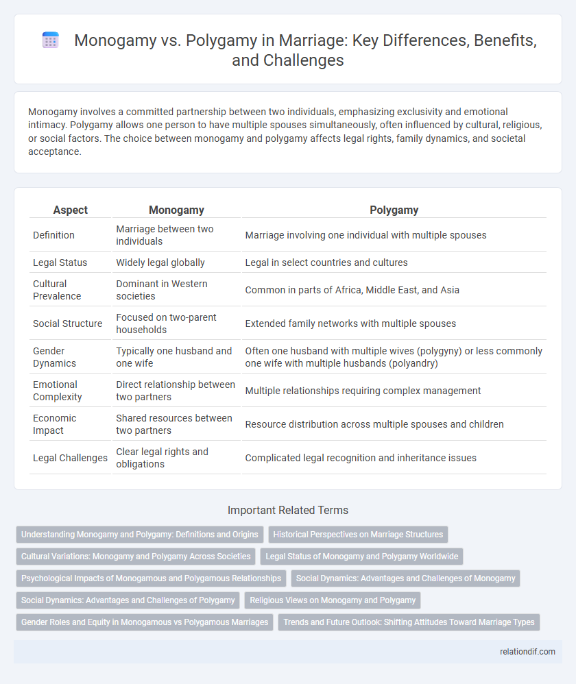 Monogamy vs. Polygamy in Marriage: Key Differences, Benefits, and Challenges