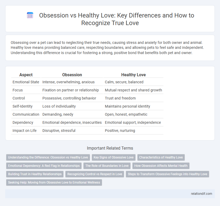 Obsession vs Healthy Love: Key Differences and How to Recognize True Love