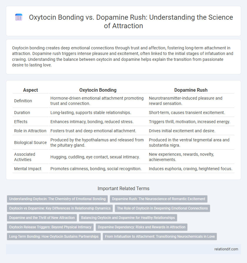 Oxytocin Bonding vs. Dopamine Rush: Understanding the Science of Attraction
