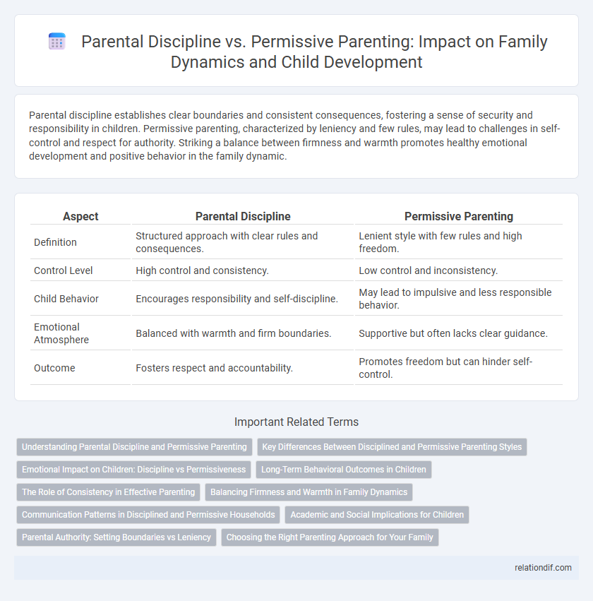 Parental Discipline vs. Permissive Parenting: Impact on Family Dynamics and Child Development