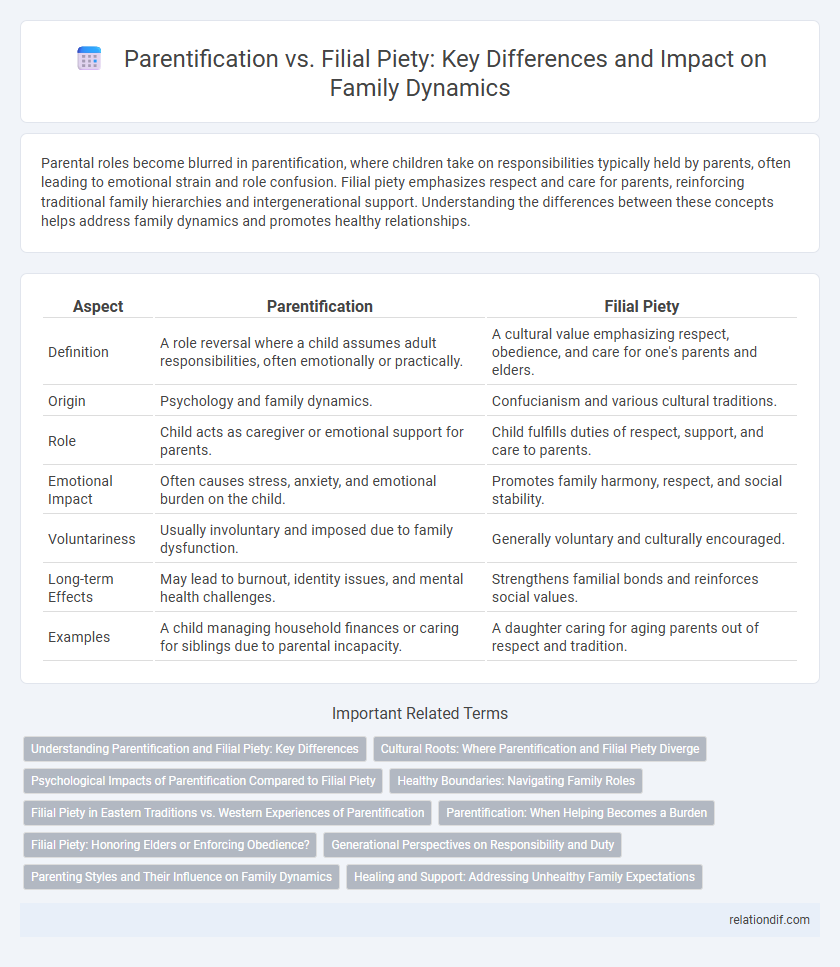 Parentification vs. Filial Piety: Key Differences and Impact on Family Dynamics