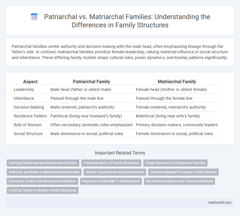 Patriarchal vs. Matriarchal Families: Understanding the Differences in Family Structures