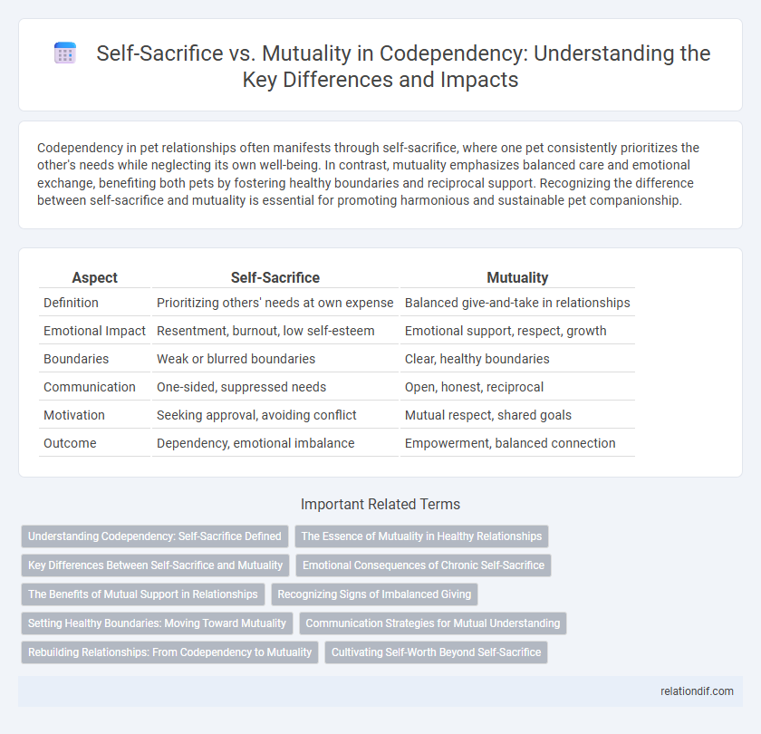 Self-Sacrifice vs. Mutuality in Codependency: Understanding the Key Differences and Impacts