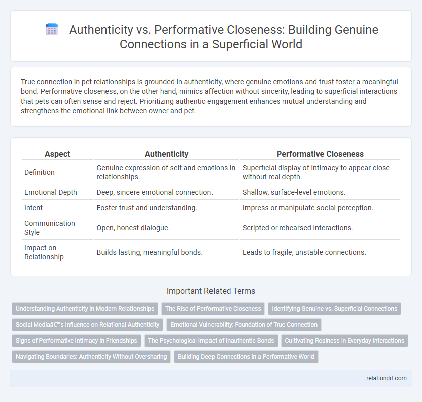 Authenticity vs. Performative Closeness: Building Genuine Connections in a Superficial World