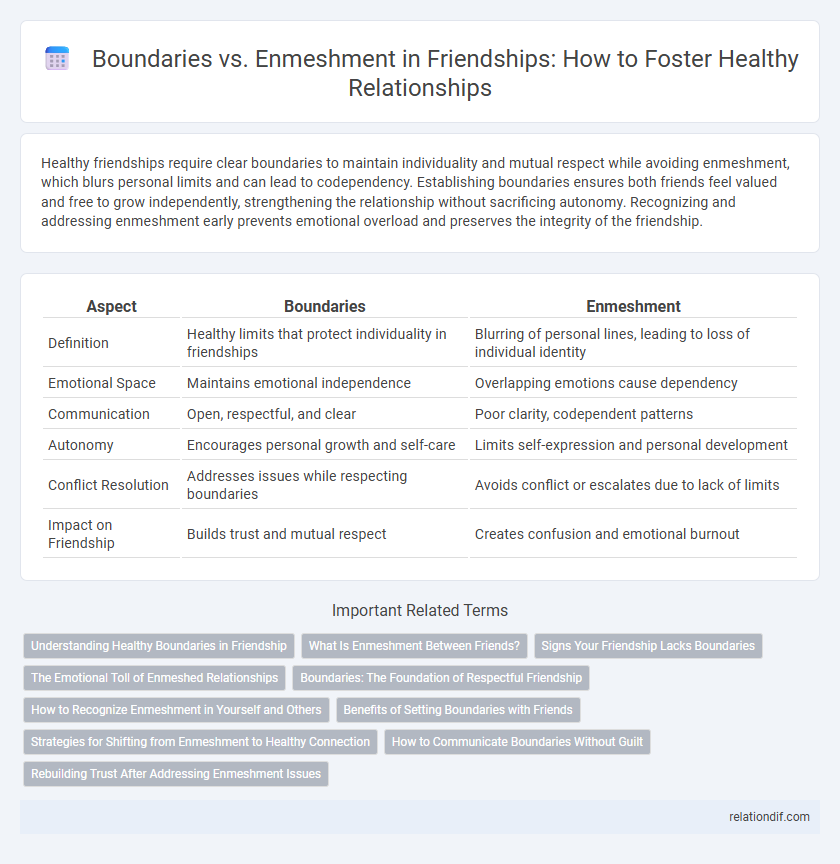 Boundaries vs. Enmeshment in Friendships: How to Foster Healthy Relationships