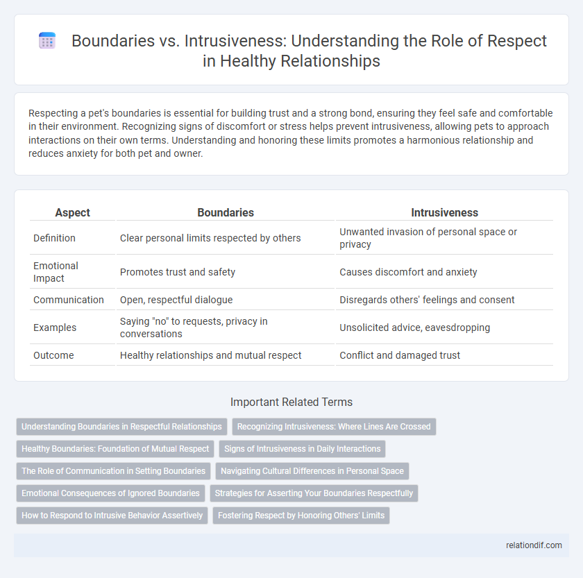 Boundaries vs. Intrusiveness: Understanding the Role of Respect in Healthy Relationships