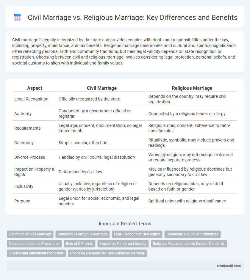 Civil Marriage vs. Religious Marriage: Key Differences and Benefits