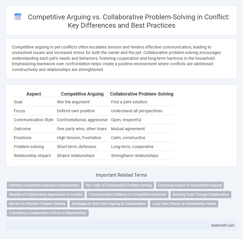 Competitive Arguing vs. Collaborative Problem-Solving in Conflict: Key Differences and Best Practices
