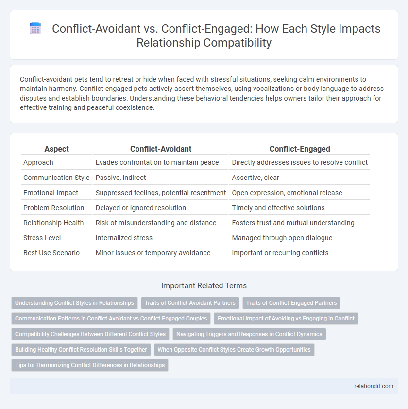 Conflict-Avoidant vs. Conflict-Engaged: How Each Style Impacts Relationship Compatibility