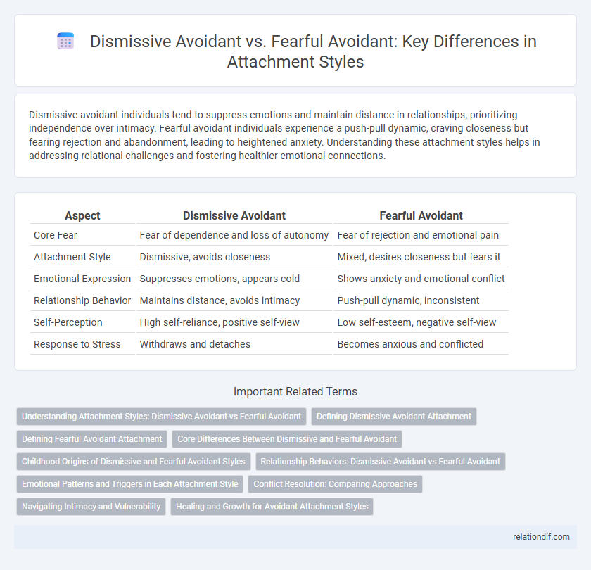 Dismissive Avoidant vs. Fearful Avoidant: Key Differences in Attachment Styles