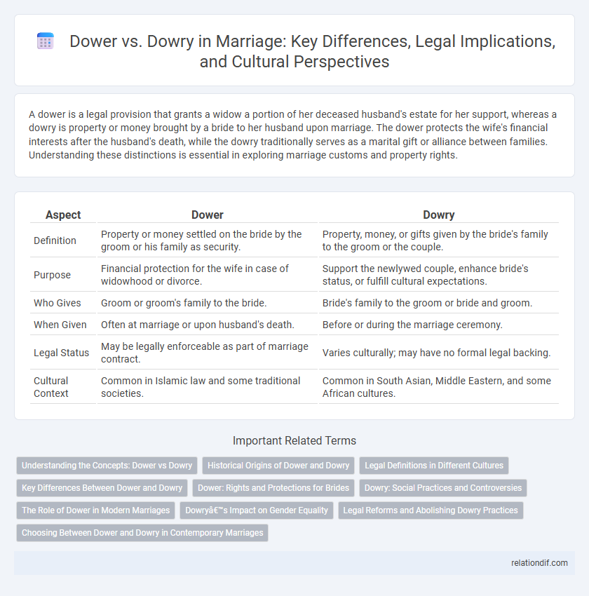 Dower vs. Dowry in Marriage: Key Differences, Legal Implications, and Cultural Perspectives