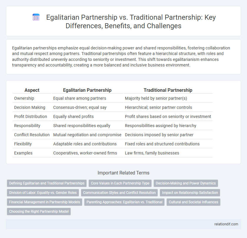 Egalitarian Partnership vs. Traditional Partnership: Key Differences, Benefits, and Challenges