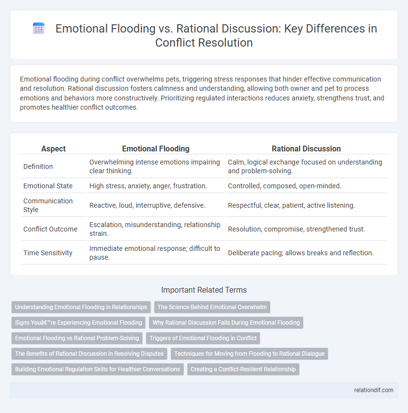 Emotional Flooding vs. Rational Discussion: Key Differences in Conflict Resolution
