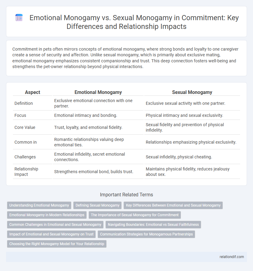 Emotional Monogamy vs. Sexual Monogamy in Commitment: Key Differences and Relationship Impacts
