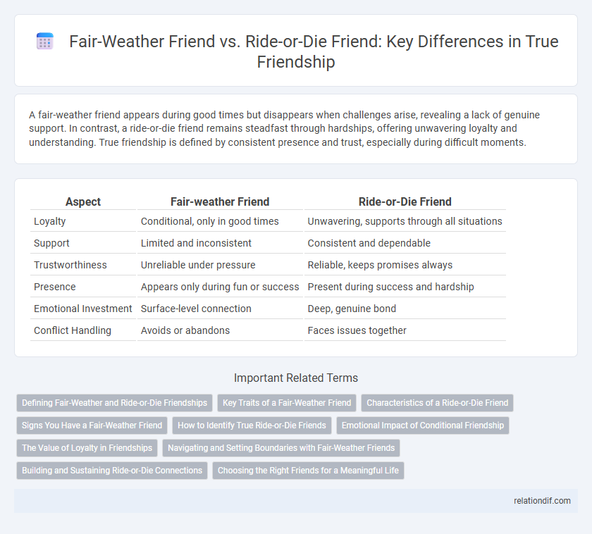 Fair-Weather Friend vs. Ride-or-Die Friend: Key Differences in True Friendship